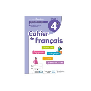 Cahier de français 4è - cahier 